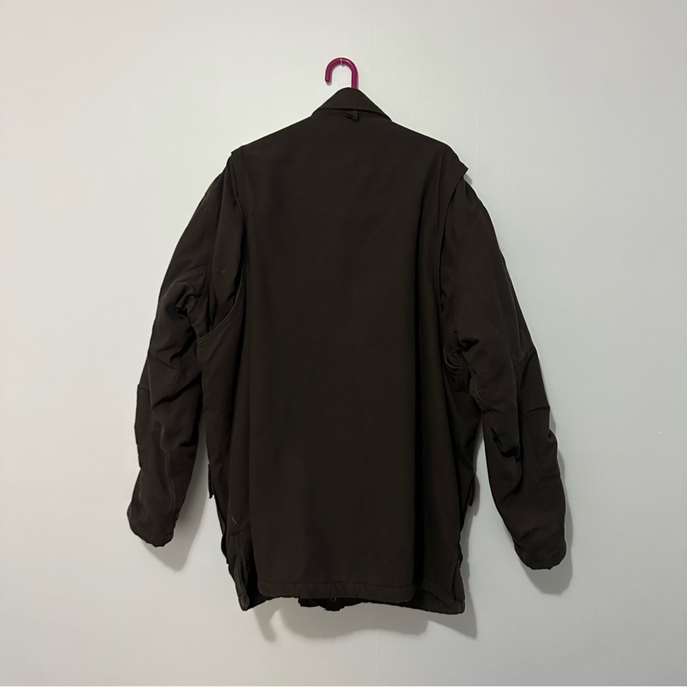 Vintage Men’s Jacket Big Smith Size X-Large dark brown vintage wash - Picture 6 of 15